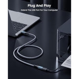 Usb Extension Cable 6.6Ft, Usb 3.1 Type A Male To Female Extender Cables High-