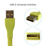 Cord Replacement For Ue Boom Charger, 1.2M Usb Charging Cable Compatible With Logitech Ultimate Ears Boom 3/ Megaboom 3/ Ue Wonderboom/Ue Boom/Megaboom/Mega Boom (2 Pcs, Yellow)