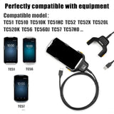Tc51 Tc56 Charger,For Zebra Scanner Tc51 Tc510 Tc510K Tc52 Tc56 Tc57,5.4V 3A Quick Charge With 6Ft Pda Handheld Computer Scanner Cable (Replace Cbl-Tc51-Usb1-01) And Usb Data Transfer.