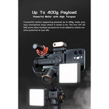 Hohem iSteady M6 Gimbal Stabilizer for Smartphone, 3-Axis Cell Phone Stabilizer Built-in OLED Display 400g Payload Reverse Charging Android and iPhone Gimbal with Inception Motion Timelapse