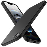 For Iphone 16E Case, Ultra-Thin Silky Soft Touch Lightweight Phone Cover, Slim Fit Anti-Scratch Matte Finish Back Shockproof Cases For Iphone 16E 6.1 Inch 2025, Black