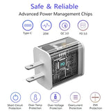 Usb C Fast Charger - 20W Type C Wall Charger With 6Ft Usb C To Lightning Cable - Compatible With Iphone 14 Pro/13 Pro/12/12 Pro Max/11/Xs Max/Xs/Xr/X/8