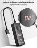Automatic Mouse Jiggler Undetectable Mouse Mover Device With On/Off Switch,Simulate Mouse Movement To Prevent The Computer From Entering Sleep Mode