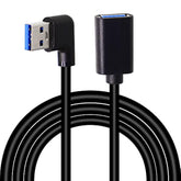 Right Left Angle Usb 3.0 Extension Cable,Superspeed 90 Degree Usb3.0 A Male To