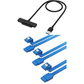 SABRENT USB 3.0 to SSD / 2.5-Inch SATA I/II/IIIHard Drive Adapter + 3 Pack - 2