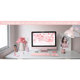 Small Mouse Pad 6 X 8 Inch, Mini Mouse Pad Thick For Laptop Wireless Mouse Home Office Travel, Portable & Washable (Pink)