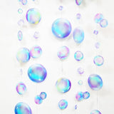 Little Mermaid Party Decoration Puple Blue Bubble Garlands Transparent