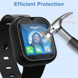 4 Pack Screen Protector For Syncup Kids Watch 2, Waterproof Hd Clear Tempered Glass Screen Protector, Scratch Resistant Protective Film Compatible With Syncup Kids Watch 2