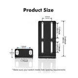 Adjustable Rack Mount Ear For 17.3 Inch Switches, Compatible For Hp/Hpe/Procurve/Aruba/Officeconnect Network Switch