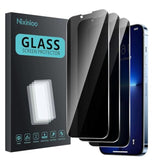 3 Pack Privacy Screen Protector For Iphone 13 Pro Max/14 Plus(6.7 Inch), Anti Spy Tempered Glass 9H Hardness, Black Protector Anti Spy, Bubble Free, Anti-Scratch