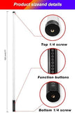4 Pack 4FT RGB LED Tube DJ Light Bars with Stands 5000mAh Battery Powered Event Lights