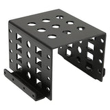 2.5In Hard Drive Storage Bracket, 2.5 Inch Aluminium Alloy Hollow Hdd Mounting Rack, 2.5 Inch To 3.5 Inch Solid State Drive Built In Expansion For 2.5In Ide Hdd Ssd(Black)