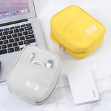 Storage Pouch For Small Electronics And Accessories,Tech Bag,Electronic Organizer Case Compatible With Macbook Laptop Charger,Mouse,Cables,Hub,Power Bank,Earphone,Toiletries Cosmetics (Purple)