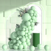 57pcs Pastel Green Balloon Garland Kit for Baby Shower & Birthday Party Decor