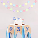 65 Feet 5 Pieces Pastel Party Decorations Circle Dot Garland Pastel Birthday Garland Pastel Pop Classroom Decor For Baby Shower Wedding Birthday Macaron Decorations