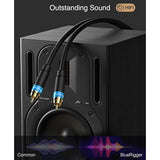 Rca Audio Subwoofer Cable (25Ft, Dual Shielded With Gold Plated Rca To Rca Con