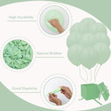 134pcs Pastel Green Balloon Garland Kit for Baby Shower, Wedding & Birthday Decor