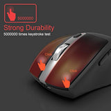Wireless Mouse, 2.4G Usb Wireless Ergonomic Optical Mouse, With Nano Usb Receiver Silent Clicking Side Switch Buttons For Computer/Desktop/Pc/Laptop And Windows 11/10 Rechargeable Battery