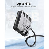 ORICO Hard Drive Enclosure 2.5'' SATA to USB Cable, USB C to SATA III Cable fo