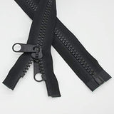 2Pcs #10 60 Inch Heavy Duty Zippers For Sewing Separating Large Plasti