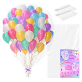 2 Pack Balloon Bags 98 X 59 Inch Big Plastic Balloon Storage Bag Large Balloon Bags For Transport Carrying Packaging Storage Car Seat Luggage Suitcase Stroller Chair