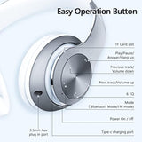 Headphones Wireless Bluetooth,60 Hours Playtime Foldable Lightweight Bluetooth Headphones Wireless Over Ear Wired Hifi Stereo With 6 Eq Modes, Deep Bass Adjustable Headset With Mic, Fm, Tf For Adults