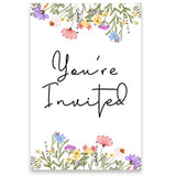 Wildflower Birthday Party Invitations With Envelopes Set Of 20 Spring Summer Wildflower Birthday Party Invites Fill In Blank