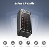 Usb Charger Station, C Charging Block, 100W (20A) 24 Port Multiple Usbcharger Desktop Wall Charger Hub 12 Usb A 12 Usb C Compatible For Apple Iphone, Ipad, Samsung Galaxy, Laptop, Pixel, Phones