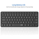 2.4G Wireless Keyboard Ultra Slim And Compact Wireless Keyboard With Media Hot