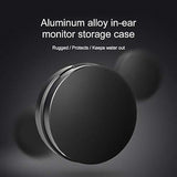 Universal Earbuds Case Mini Storage Hard Earphone Case Protective Waterproof Aluminum Alloy Housing For Trn V80 V10 V20 V60 V90 Kz As10 Portable Travel Carrying Cases (No Logo)