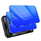 2 Pack Privacy Screen Protector For Iphone 15 Pro Max Tempered Glass Anti-Spy 15Promax Gradient Colorful Anti Bluelight Easy Installation Frame Full Coverage Anti-Scratch (6.7 Inch Blue)