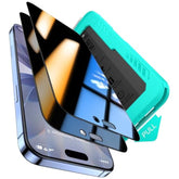 Screen Protector Compatible With Iphone 16 Pro Max-2 9H Hardness Military Grade Shatterproof Tempered Glass For Full Coverage Easy