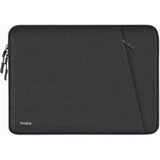 Laptop Case 15.6 Inch, Shockproof Protective Computer Sleeve Cover With Accessories Pocket, Water Resistant Traveling Carrying Laptop Bag Compatible For Macbook Dell Hp Acer Asus Lenovo, Black