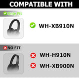 Wh-Xb910N Replacement Earpads For Sony Wh-Xb910N Xb910 Wireless Noise Cancelling Headphones,Ear Pads Cushions With Soft Cooling Gel And Breathable Ice Silk Fabric Wh-Xb910N Ear Pads(Black)