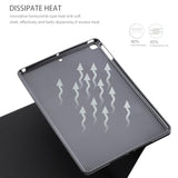For Air 2 Case, 6Th/5Th Generation Case, 9.7 Case, Case 6Th Generation, Air 1St Gen Kids Women Men Shockproof Multi-Angle Viewing Adjustable Stand Auto Wake/Sleep Colored Cat