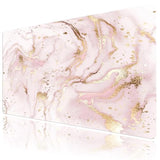 Large Desk Mouse Pad,Pink And Gold Marble Pattern Desk Mat For Desktop,Extended Gaming Mousepad,Rubber Base Xxl Non-Slip Computer Keyboard Pads For Gamer,Office School Home, 31.5 X 15.7 Inch