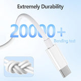 Car Carplay Cable For Apple Iphone 16,Iphone 16 Plus, Iphone 16 Pro, Iphone16 Pro Max, For Airpods 4 Gen,Airpods Pro 2Nd,Usb A To Usb C Fast Charger Carplay Cable Car Charging Cord 3Ft (White)