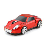 Wireless Car Mouse, 3D Optical Mouse For Desktop Laptop Pc Computer Mice, 2.4Ghz 1000Dpi Mouse For Tsl (Red)