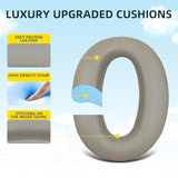 Replacement Earpads Cushions For Sony Wh-1000Xm2 (Wh1000Xm2) & Mdr-1000X (Mdr1000X) Headphones, Ear Pads With Noise Isolation Foam, Added Thickness (Gold)