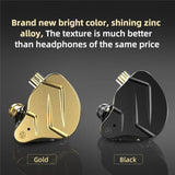 Kz Zsn Pro X Gaming Earbuds In Ear Monitor Headphones, High Fidelity Iems Earphones, Hybrid Dual Driver Wired Earbuds With 1Ba 1Dd Detachable Tangle-Free Cable For Computer Tablet (Black, With Mic)