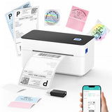 Bluetooth Thermal Label Printer 4X6, Compatible With Windows/Mac/Android/Ios, High-Speed 4X6 Label Printer For Usps, Ups, Ebay, Etsy, Shopify, Poshmark, Inkless Printing