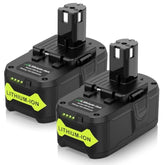 18V 6.0Ah Lithium Ion Battery Compatible With Ryobi 18 Volt Cordless Power Tools Battery One+ P108 P102 P103 P104 P105 P107 P106 P221 Bpl18151 (1 Pack)