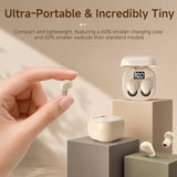 Discreet Mini Invisible Earbuds Wireless Bluetooth Micro Hidden Sleep Tiny Small Earbuds for Sleeping Ear Buds for Small Ears Spy Earpiece Hidden