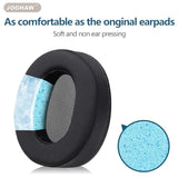 Replacement Ear Pads For Headphones - Compatible For Sony Mdr-1A/Mdr-1Adac | Premium Ice Silk Cloth Cushions With Soft Memory Foam For Comfort - Black