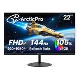 22 Inch 100Hz Monitor, Full Hd (1920 X 1080P) Computer Monitor, 105% Srgb, 3000:1 Contrast, 3-Sided Frameless, Ultra Slim, Vesa, Lowblue Mode, Tilt Adjust, Hdmi *1, Vga*1