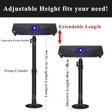 Upgraded Projector Mount, Better Fixed Projector Ceiling Mount Projectors Wall Mounts with Extendable Length 14-24 in / 37-62 cm 360° Adjustable