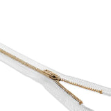 24" Nylon Coil White Zipper 24 Inch Separating Zipper White 24 Inch Se