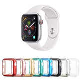 38Mm Case Compatible With Apple Watch Screen Protector With Built-In Hd Clear Ultra Thin Tpu Cover For Apple Watch Series 2 And Series 3 (Clear+Black+Gold+Rose Gold+Red+Blue+Green+Silver)