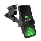 Auto Clamping Fast Charging Qi Holder for Galaxy S23/S22/S21/S20/Plus/Ultra/S10/S9/Note 10/20 Car Mount