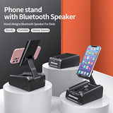 Phone Stand Wireless Bluetooth Speaker, Desktop Kitchen Gadgets, Portable Phone Stand With Speaker, Gifts For Women And Men